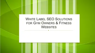 White Label SEO Solutions for Gym Owners & Fitness Websites