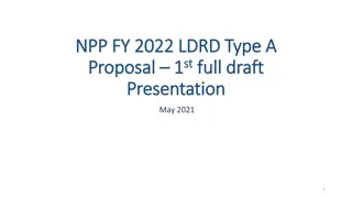 NPP 2022 LDRD Type A Presentation