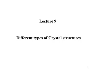 Crystal Structures Overview