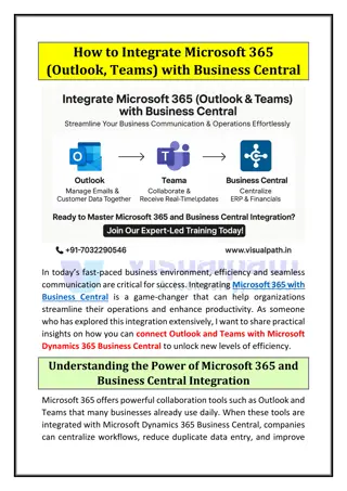Dynamics 365 Business Central Course Training in Hyderabad