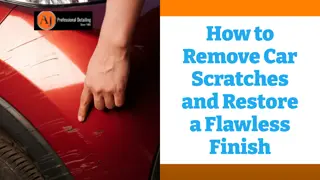 How to Remove Car Scratches and Restore a Flawless Finish