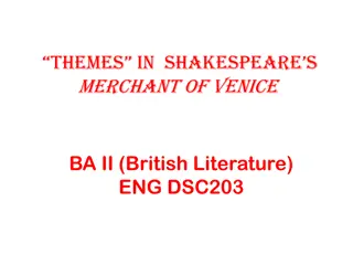 Insights into Shakespeare's Merchant of Venice