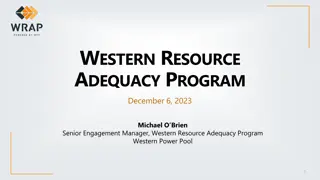 Resource Adequacy Program Overview
