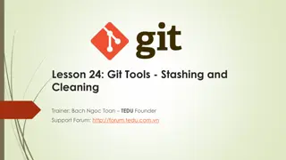 Git Stashing and Cleaning Techniques