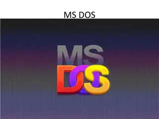 History of MS-DOS Operating System