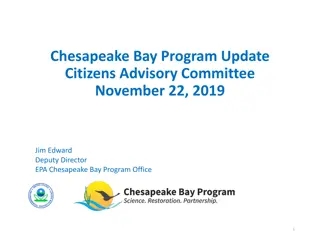 Chesapeake Bay Program Updates and Recommendations