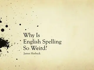 English Spelling: The Weird Evolution
