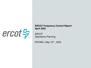 ERCOT Frequency Control Report April 2025 Summary