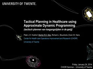 Tactical Planning in Healthcare Using Approximate Dynamic Programming