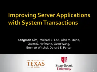 Operating System Transaction Management