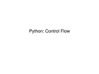 Python Control Flow Concepts