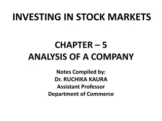 Mastering Company Analysis for Stock Market Investing