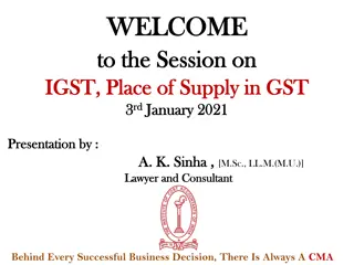 Understanding IGST Place of Supply in GST Act