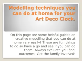 Creative Modelling Techniques for Art Deco Clocks