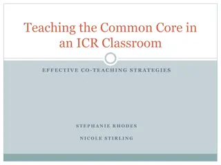 Implementing Effective Co-Teaching Strategies