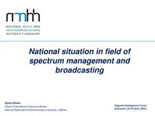 Spectrum Management and Broadband Services Tender Results