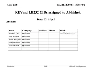 IEEE 802.11-18/0674r2 Revision Summary