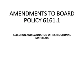 School Board Policy and Responsibilities