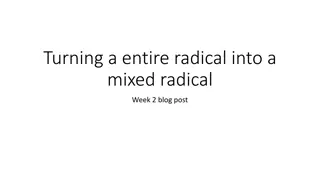 Turn Radical into Mixed: Step-by-Step