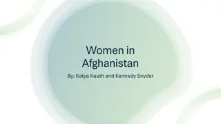 Empowering Women in Afghanistan