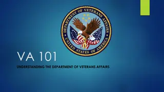 Understanding the Department of Veterans Affairs
