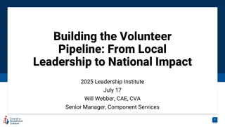 Volunteer Pipeline and Leadership Development 2025