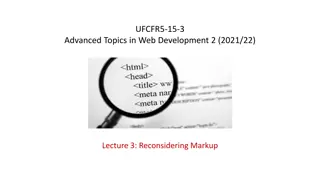 Understanding Markup Languages for Web Development