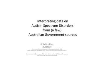 Interpreting Data on Autism Spectrum Disorders in Australia