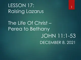 Raising Lazarus: A Miraculous Event