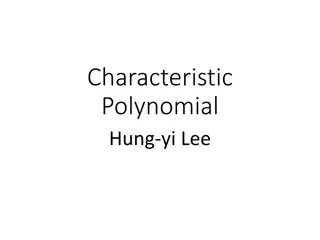 Finding Eigenvalues: Methods and Examples