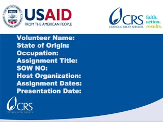 Volunteer Assignment and Impact Summary