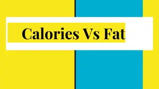 Study on Calories vs. Fat Content in Snacks