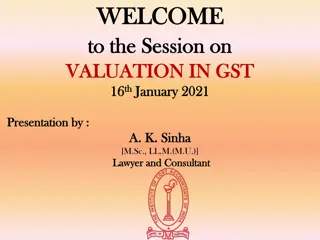 Valuation in GST - Understanding Section 15 and Rules