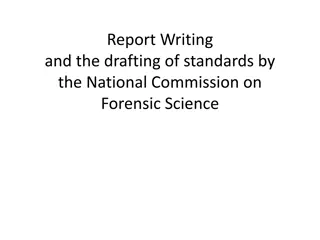 National Commission on Forensic Science Standards