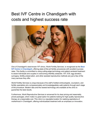 Best IVF Centre in Chandigarh with costs and highest success rate