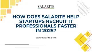 How does Salarite help startups recruit IT professionals faster in 2025
