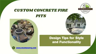 Enhance Your Outdoor Living with a Custom Concrete Fire Pit