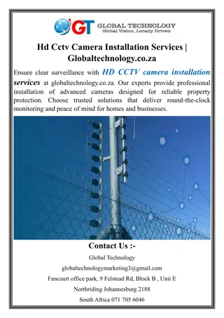 Hd Cctv Camera Installation Services  Globaltechnology.co.za