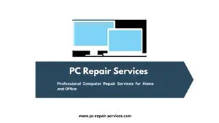 Professional Computer Repair Services for Home and Office
