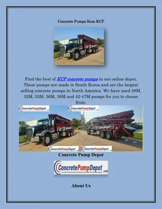 KCP Concrete Pumps, concretepumpdepot.com
