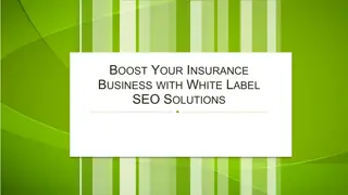 Boost Your Insurance Business with White Label SEO Solutions