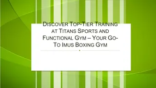 Discover Top-Tier Training at Titans Sports and Functional Gym