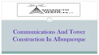 Communications And Tower Construction In Albuquerque