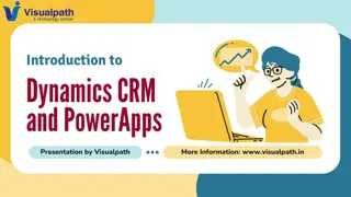 Microsoft Dynamics CRM Certification CRM Online Training