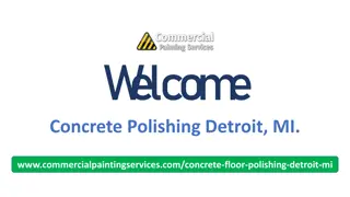 Commercial Concrete Floor Polishing – MI
