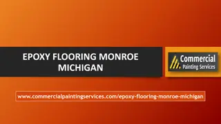 Epoxy Flooring Contractors Monroe MI