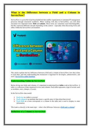 Best ServiceNow Institute in Ameerpet - ServiceNow Course - Visualpath