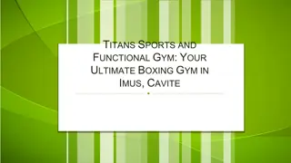 Titans Sports and Functional Gym Your Ultimate Boxing Gym in Imus, Cavite