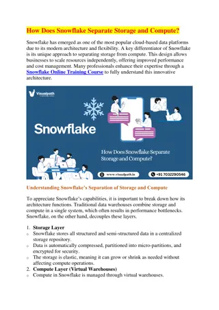 Snowflake Online Course | Snowflake Training in India