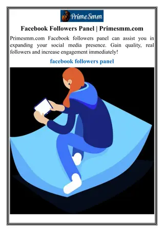 Facebook Followers Panel  Primesmm